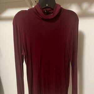 White House Black Market crimson turtleneck Women's medium